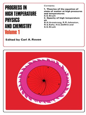 cover image of Progress in High Temperature Physics and Chemistry, Volume 1